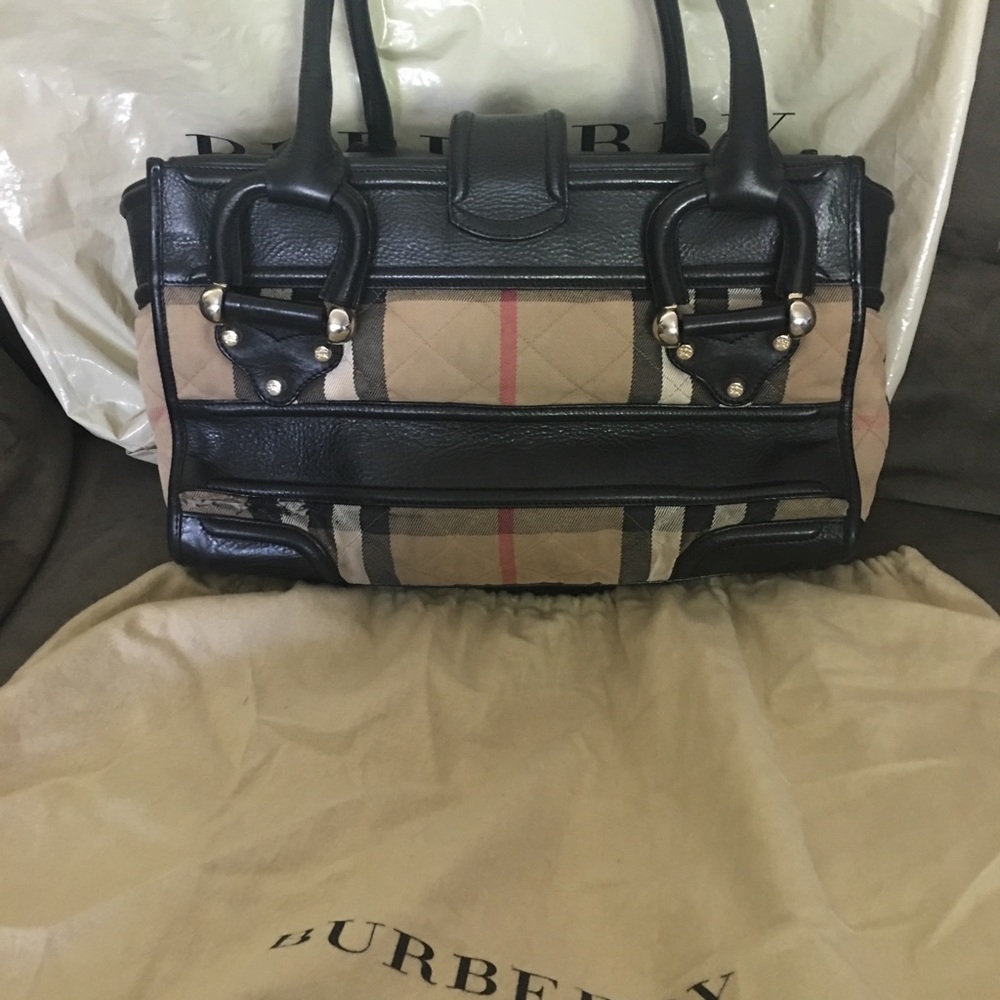 COPY - Authentic Burberry Plaid Handbag-original receipt - Picture 9 of 15